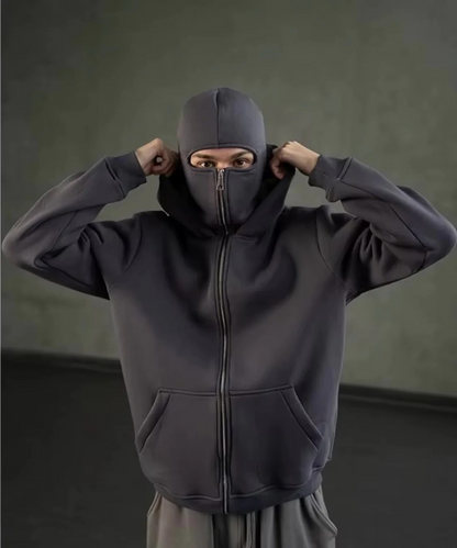 NinjaHoodie - Sudadera Táctica de 100% Algodón