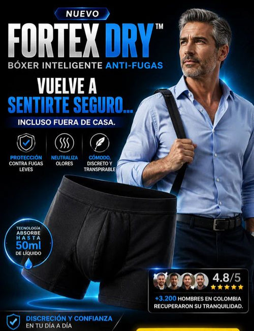 Boxer Antifugas Masculino | Seguridad sin vergüenza | PRECIO X 2 UNIDADES